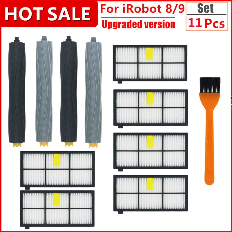 

Набор деталей для IRobot Roomba, щетки и фильтры серии 800, 860, 865, 866, 870, 871, 880, 885, 886, 890, 900, 960, 966, 980, 13 шт./партия