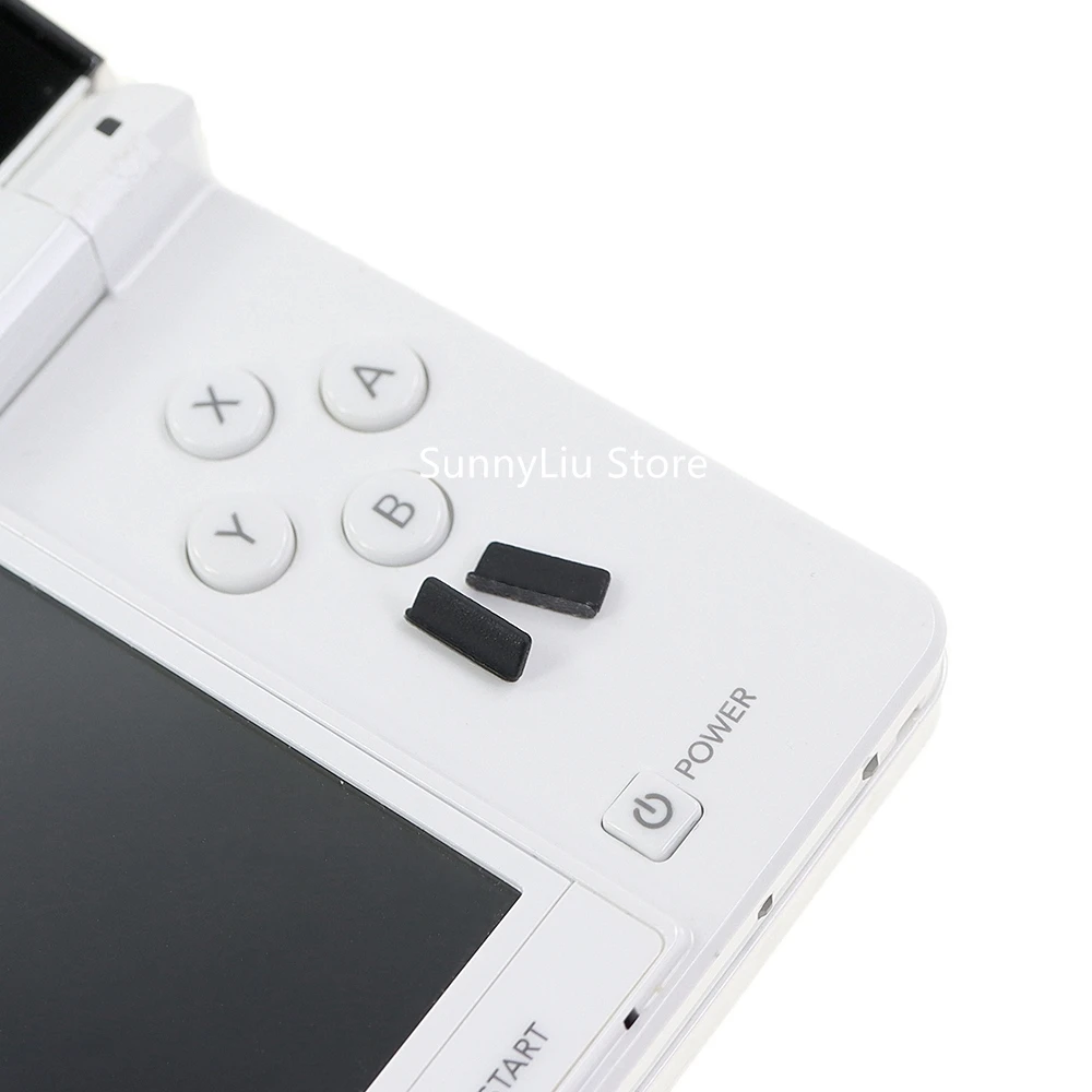 أزرار مطاطية للشاشة العلوية لـ 3DS ، أجزاء الإصلاح ، إكسسوارات اللعبة ، أسود ، مجموعة من المطاط