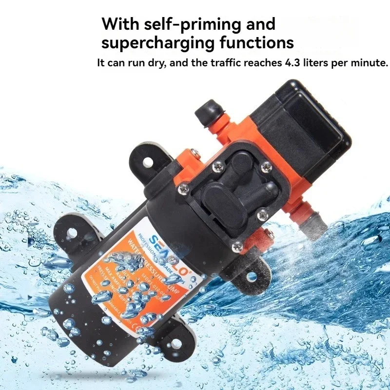 

New Rv Diaphragm Pump DC Marine Car Battery Self-priming Automatic Yacht