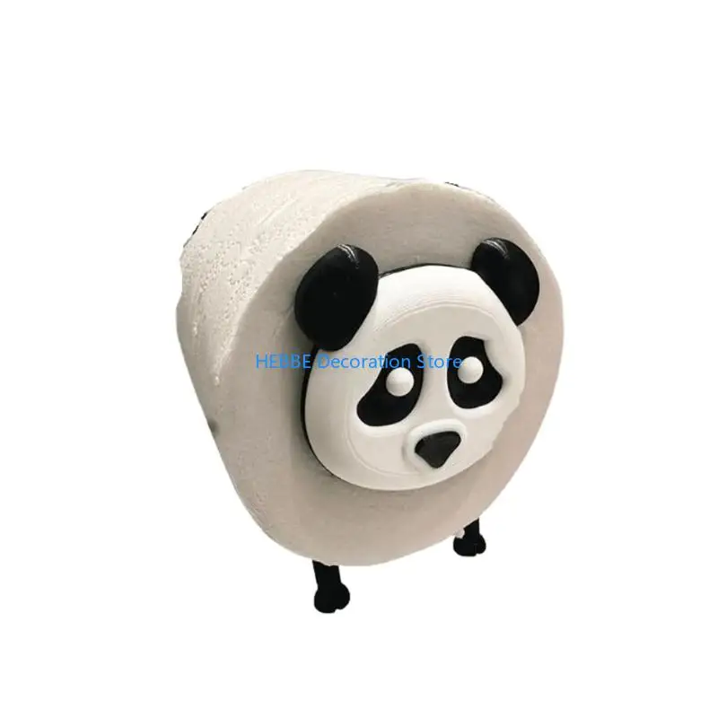 B0KC Animal Theme Tissue Holder Plastic Toilet Paper Roll Stand Bathroom Essential
