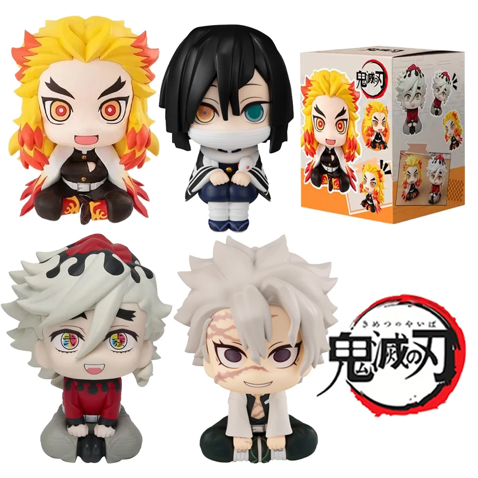 Figuras de Anime Japonés Demon Slayer LK: Mitsuri Kanroji, Sanemi Shinazugawa, Giyuu Tomioka, Muichiro Tokito, 10 cm
