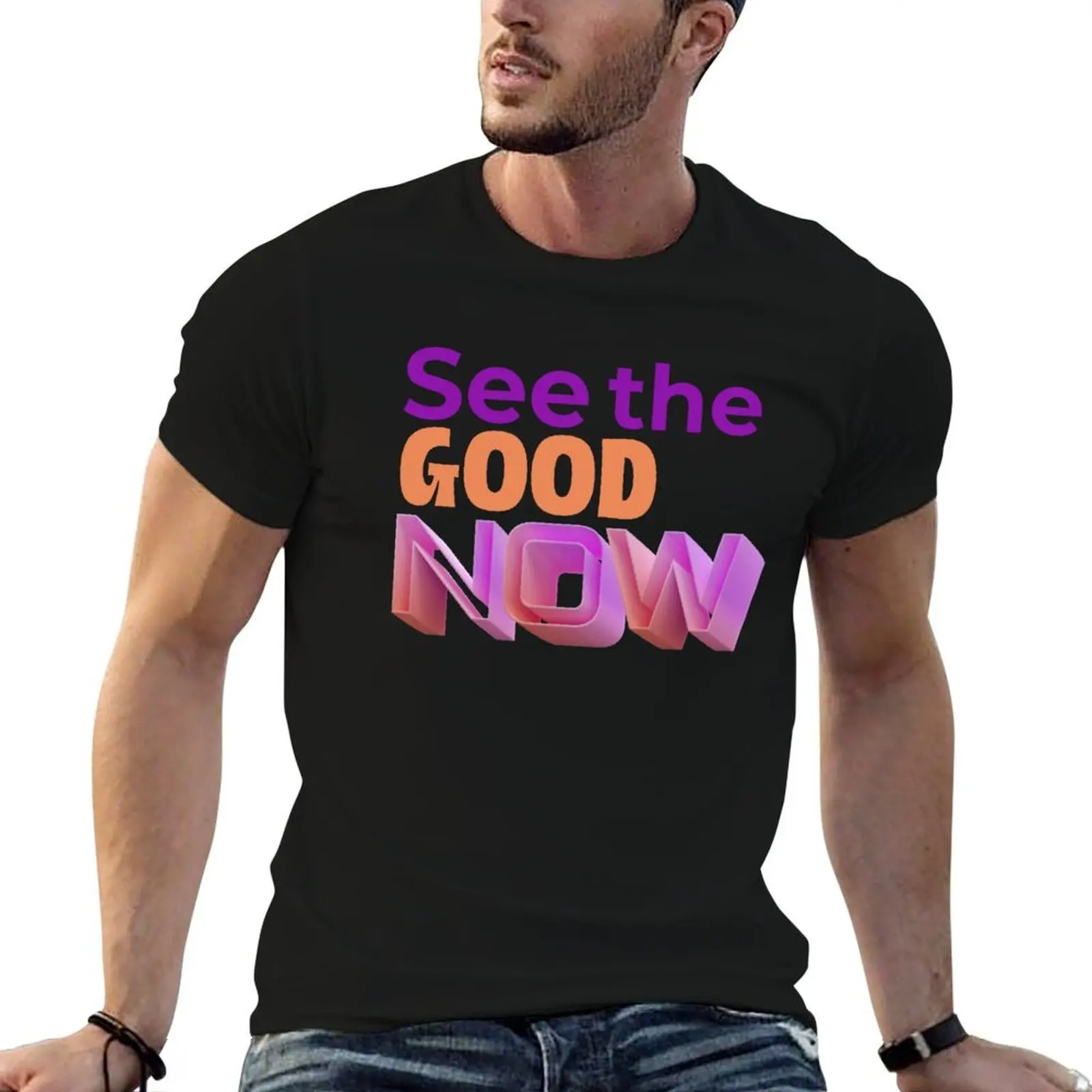 OPTIMISTIC VIEW OF THE GOOD T-Shirt T-shirt de sport à séchage rapide pour l'extérieur