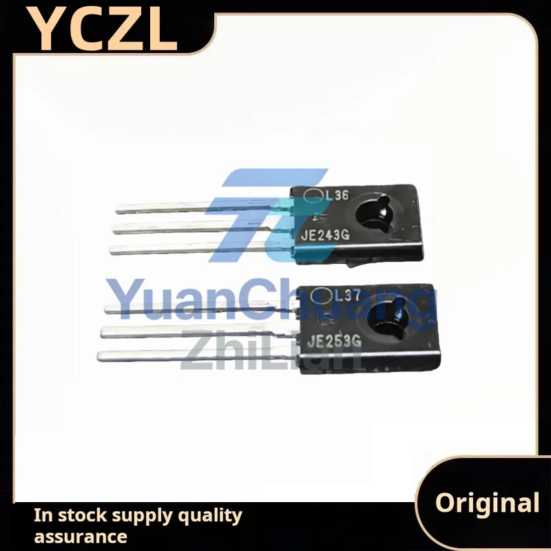 10PCS new original genuine MJE243G MJE253G medium power audio pair tube TO-126