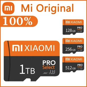 Oryginalna karta pamięci Xiaomi 2TB Micro TF SD TF/SD 128GB 256GB 512GB 1TB Mini karta pamięci klasy 10 do aparatu/fonu 2025 NOWOŚĆ