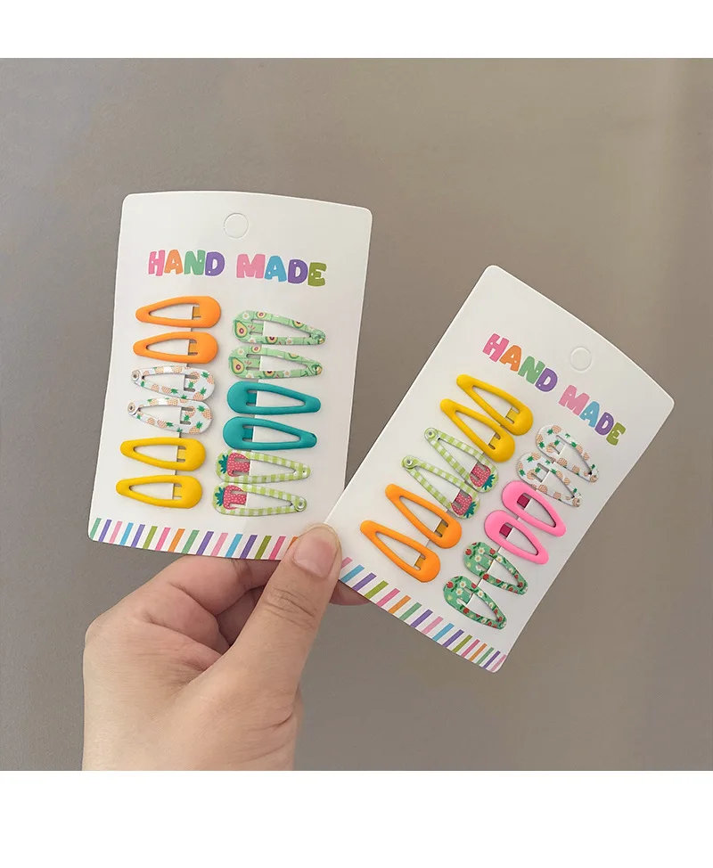 

6 Pairs Kids BB Clips 12PCS Small Resin Barrettes for Flyaways Gentle Hold Non-Slip School Hair Accessories