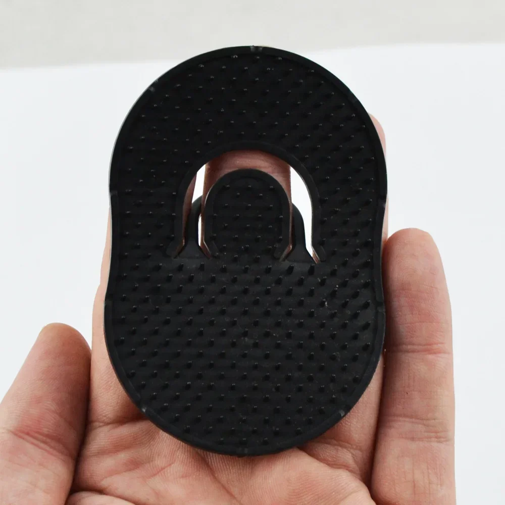 1Pc Men Hair Comb Brush Pocket Travel Portable Beard Mustache Palm Hair Styling Tools Scalp Massage Black Shampoo Comb Barber