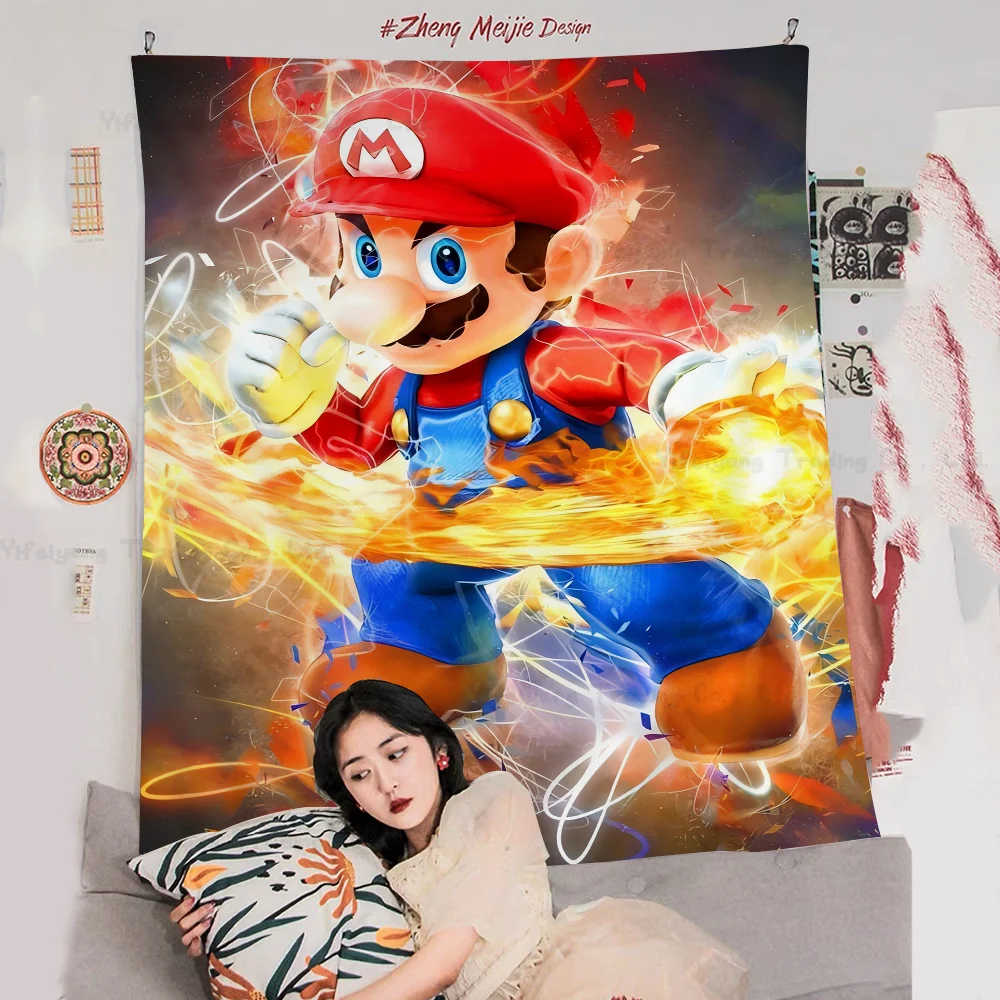 S-SuperS M-MarioS DIY Wall Tapestry For Living Room Home Dorm Decor Wall Art Decor