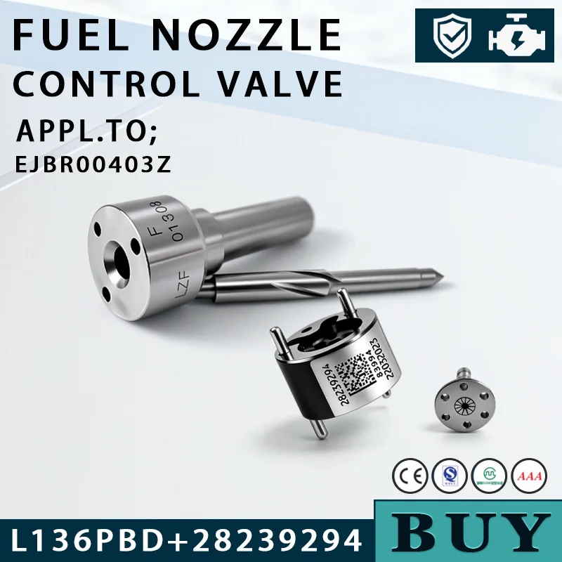 28239294 Control Valve NozzleL136PBD  is Suitable For Delphi Control Valve Diesel Injector Nozzle  Fuel