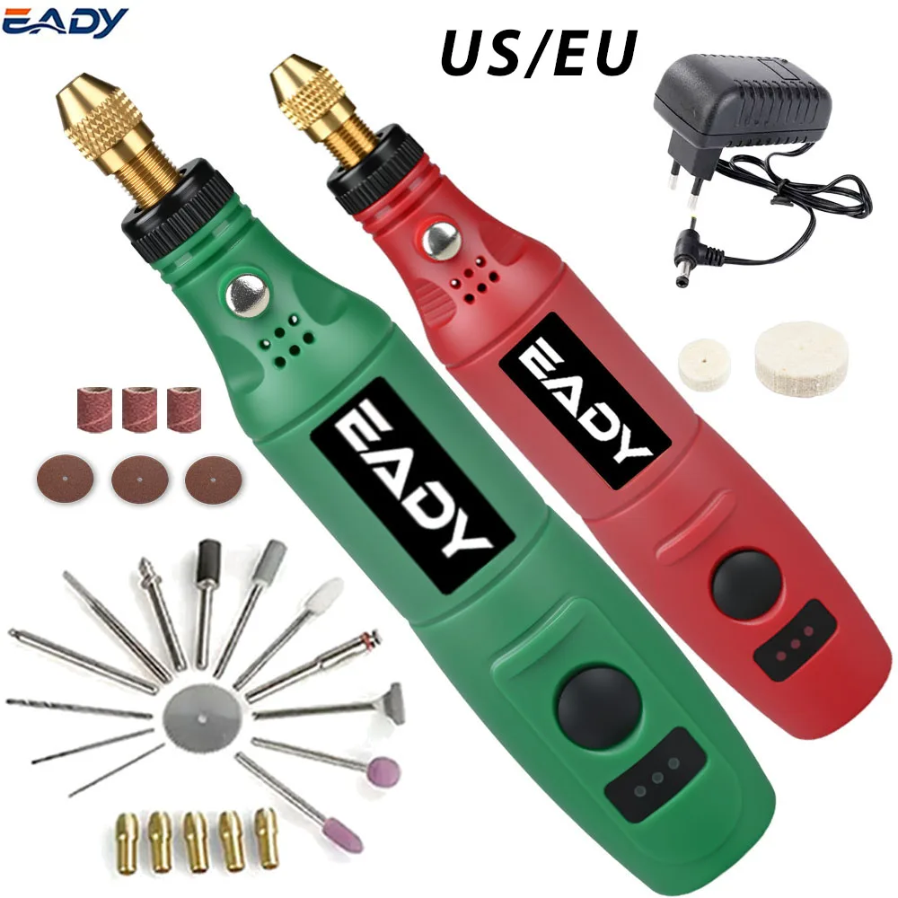 

12V Professional All-in-One Cordless Rotary Grinder (EU/US), for Drilling, Engraving, Polishing - The Ultimate Gift