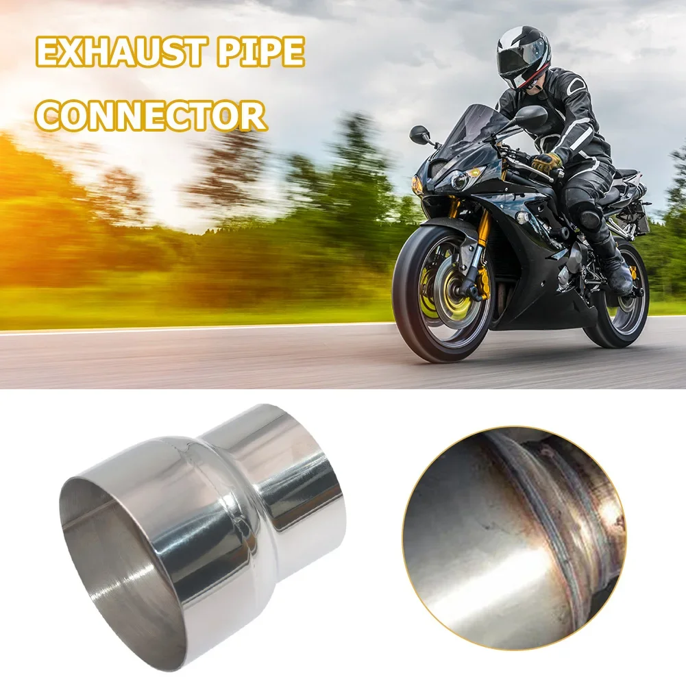 3in ID to 4in OD StainlessSteel Exhaust Tube Adapter Reducer 80-100mm Motorcycle Exhaust Tube Assy Pipe LinkTube Exhaust Adapter