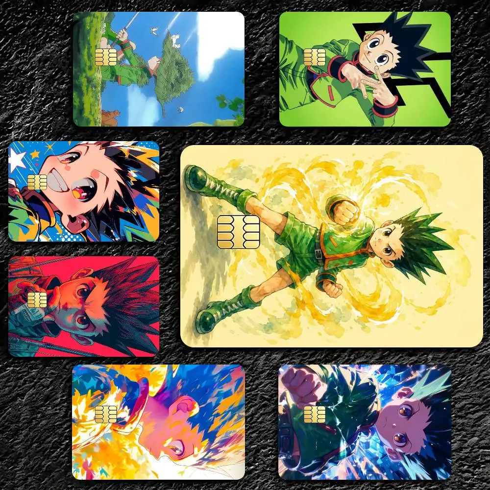 Gon Freecss High Definition Matte PVC Film Tape | For Credit Card, Debit Card Stickers & Gift Decoration
