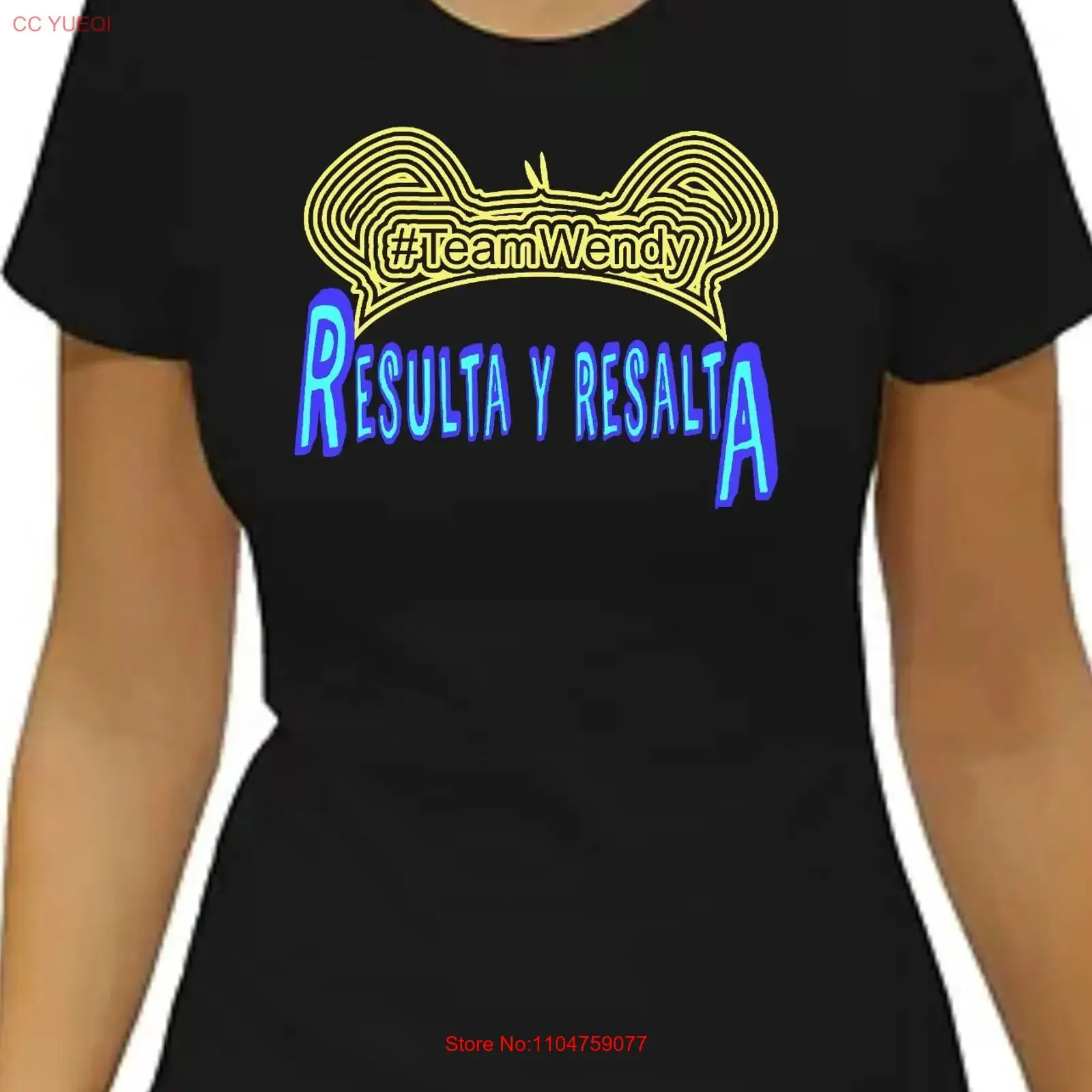 Wendy Guevara T Shirt Cotton Team Resulta y Resalta La Casa de Los Famosos vintage Washed Breathable Stylish Slightly
