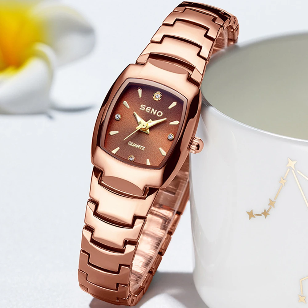 

2024 Fashion Elegant Watch for Women Top Brand Waterproof Stainless Steel Dress Small Dial Ladies Wristwatch Reloj para Mujer