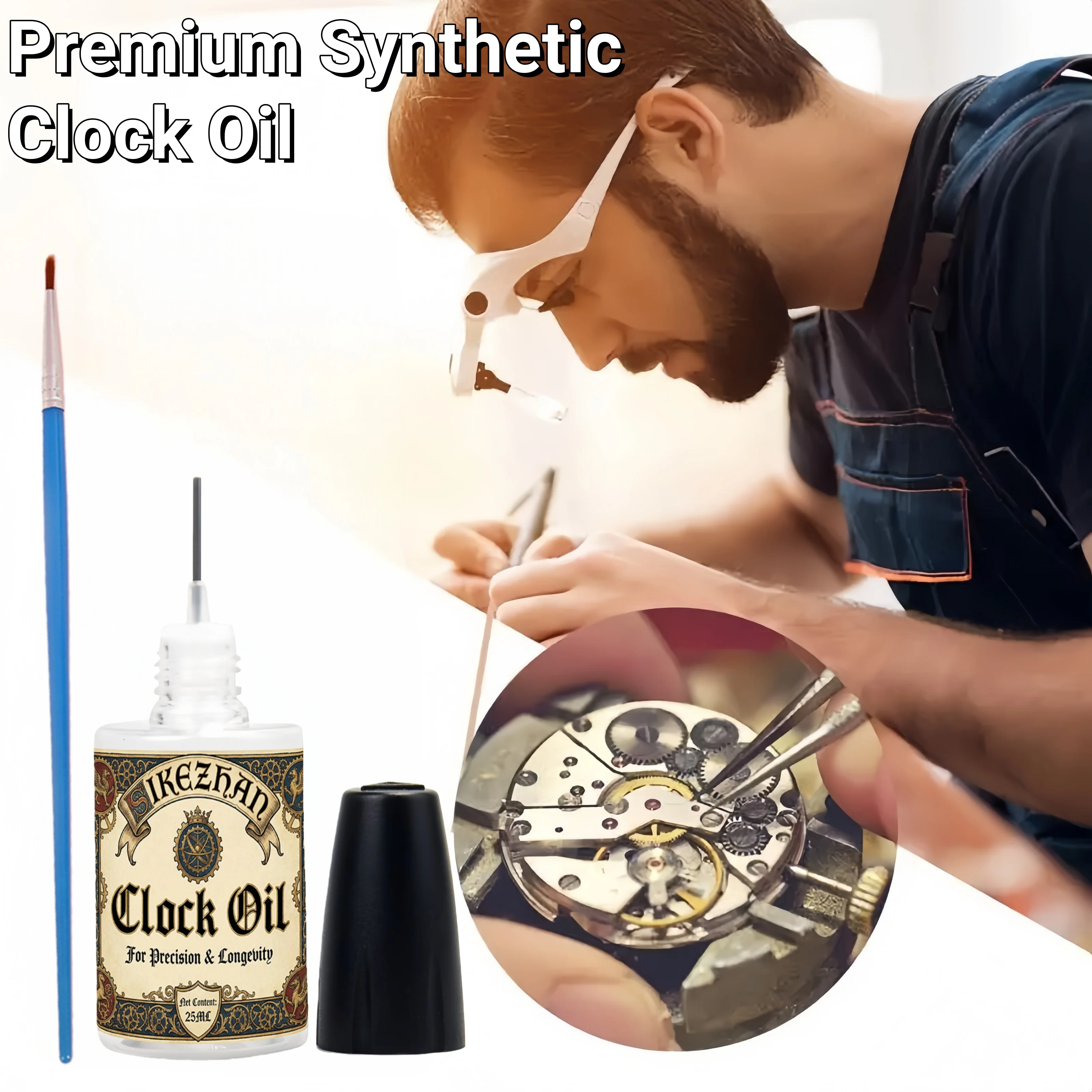 Running Gear Parts - 25ml Clock & Watch Lubricant Oil