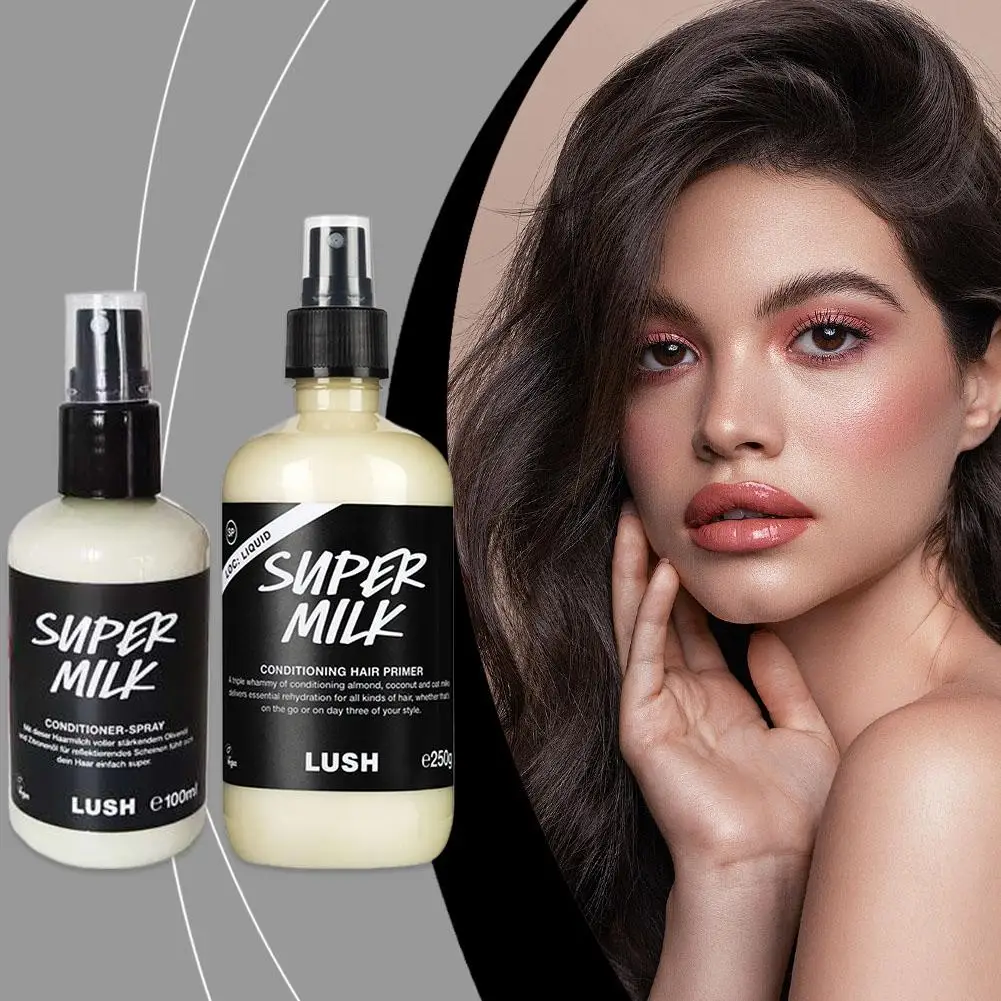 

100/250ML Oat Milk Hair Spray Hair Styling Spray Improving Thickening Strong Holding Non Greasy Fluffy Volumizing Hair Care