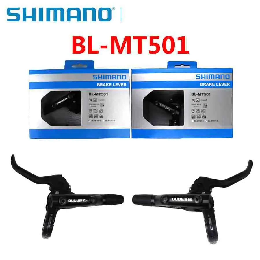 

SHIMANO DEORE BL-MT501 Hydraulic Brake Lever Pair I-Spec II Compatible 2-Finger Design with Servo Wave Technology