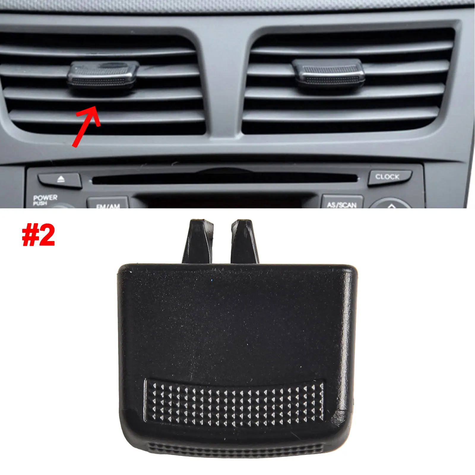 A/C Air Vent Grille Tab Clip Automobile For Hyundai For VERNA For SOLARIS 10-16  Parts Accessories Left,Right