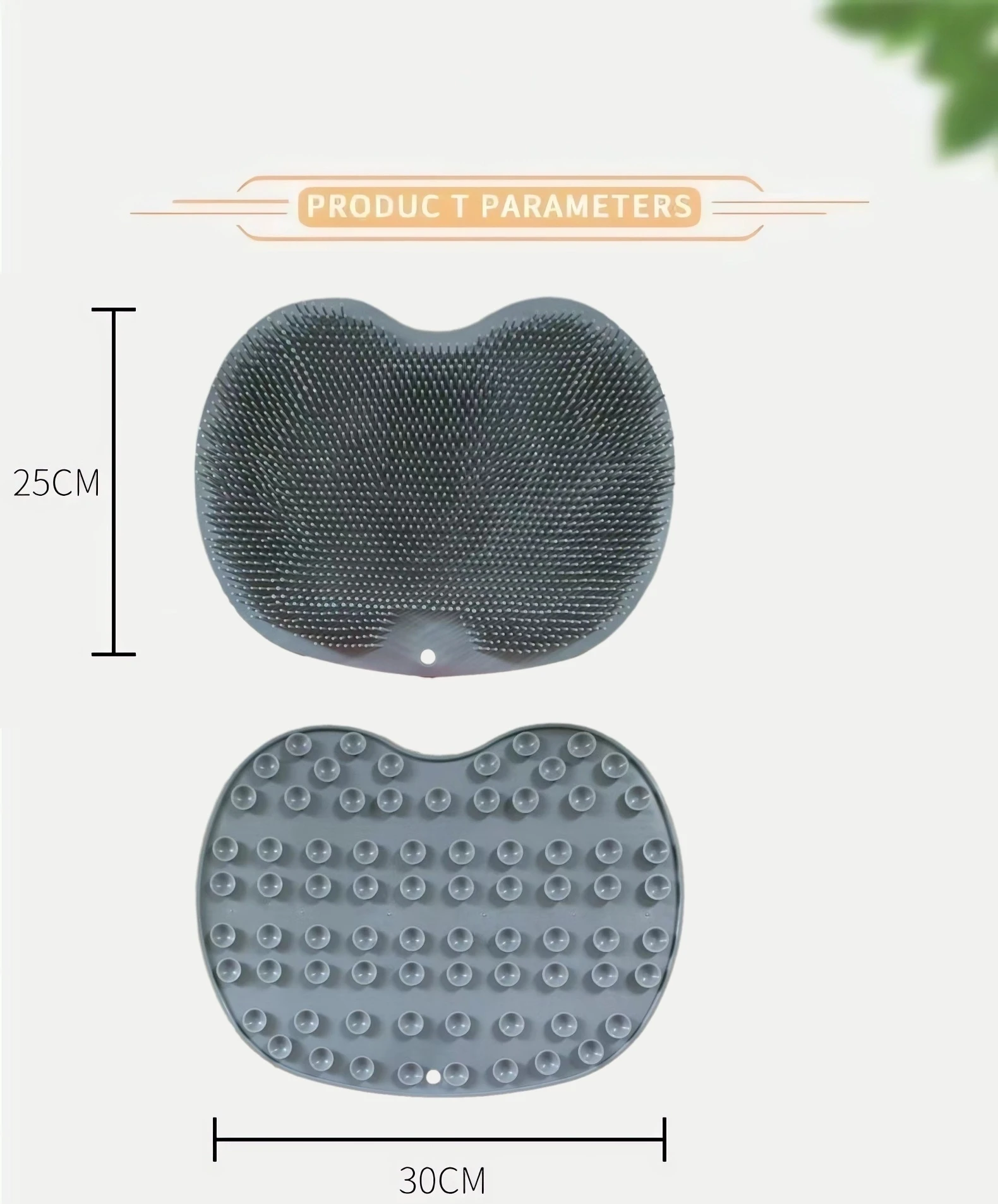 Lazy Shower Scrubber Massager Back Sucker Brush Non-Slip Bath Pad Easy Clean Body Care Wash Mat Bathroom Tool Remove Dead Skin