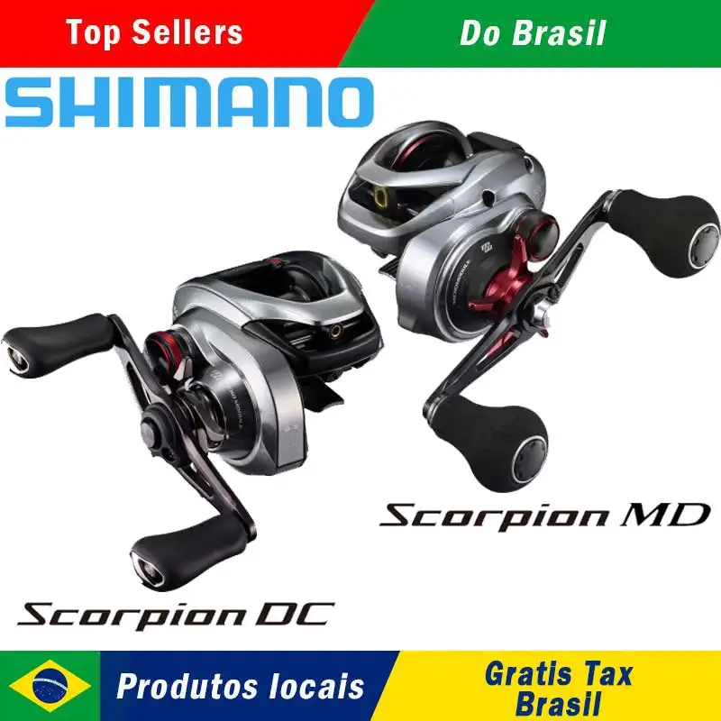 2021 NEW SHIMANO Scorpion DC/MD Fishing Reel Baitcaster 6.2:1/7.4:1/8.5:1 7+1BB 5.5 kg Power Light spool HAGANE Body MGL Spool