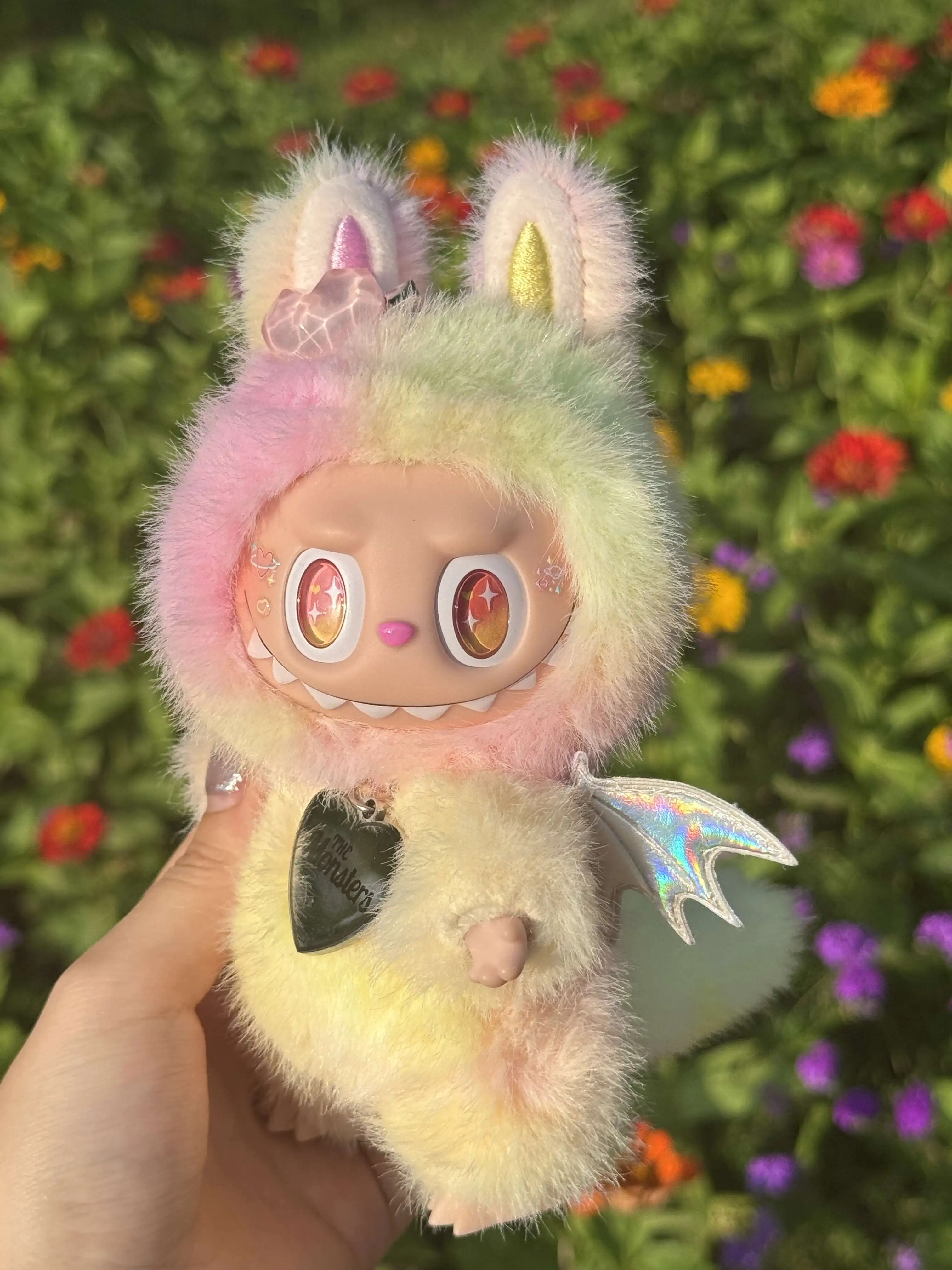 

Labubu17cm Spring Dream Zimomo Enamel Doll Ornament New Vinyl Face Doll Collectible Toy Ideal Gift for Collectors And Children