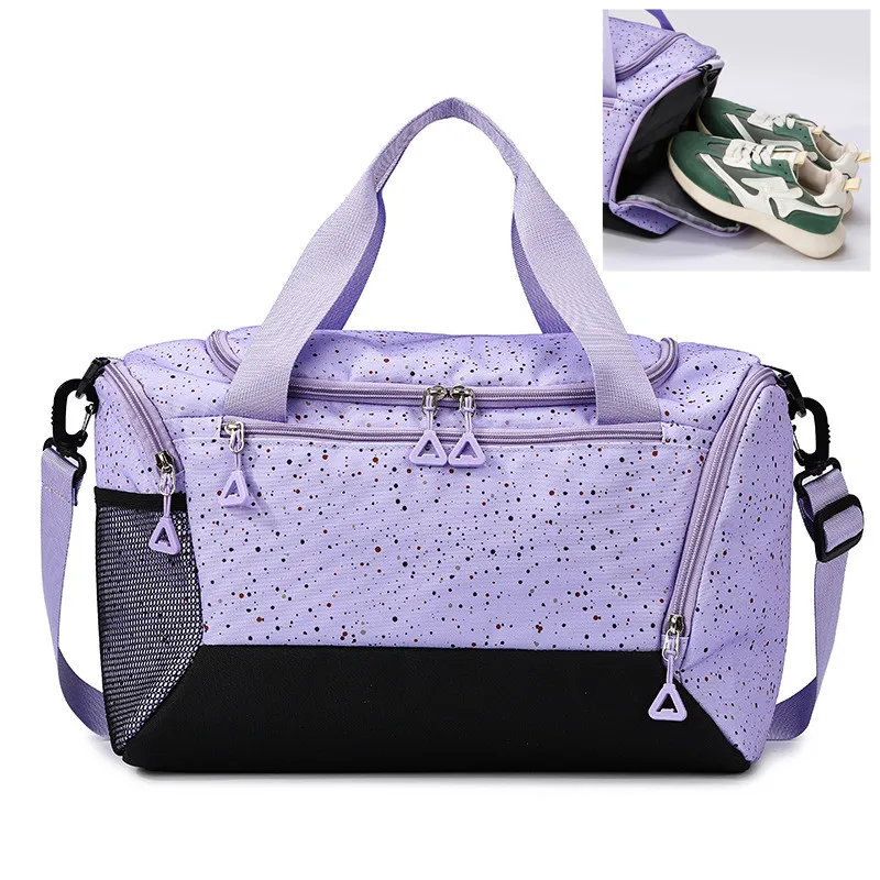 

Women Large Capacity Travel Gym Handbag With Shoe Pocket Multi-Purpose Workout Yoga Clothes Weekender Training Sport Bag Female