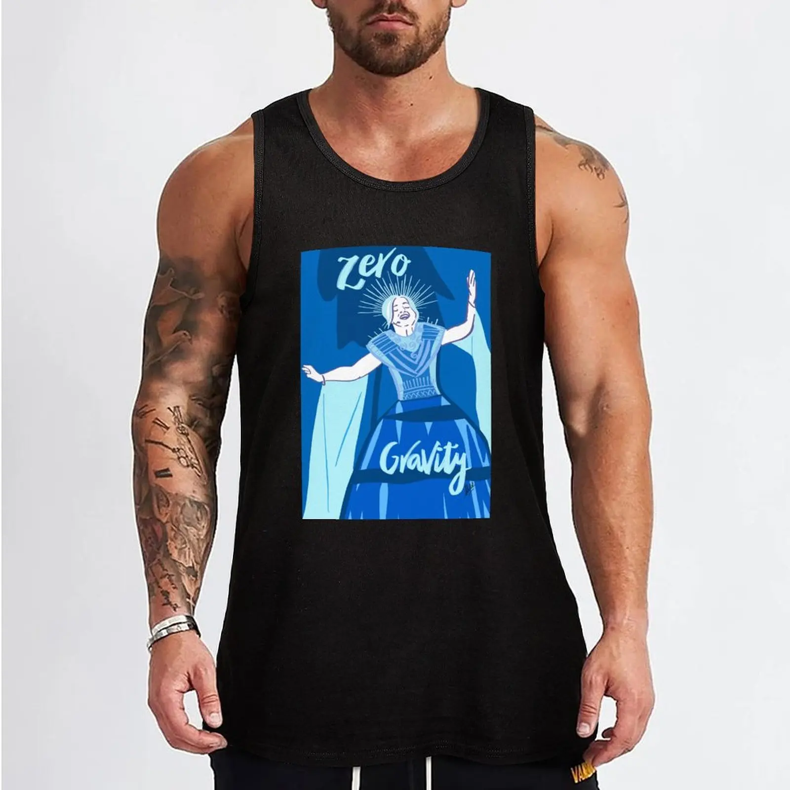 KMH Zero Gravity Tank Top plain t-shirt Men's t-shirt Man sleeveless shirt summer 2025