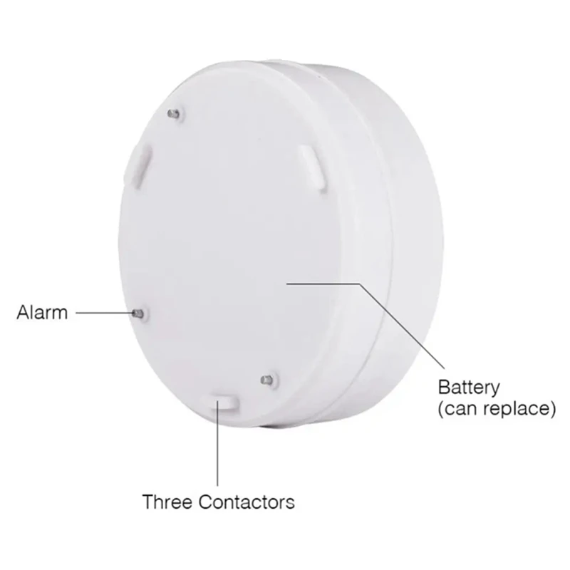 Alarma antifugas para el hogar, Detector de inmersión en agua, drenaje de lavadora, alarma de nivel de agua de desbordamiento, 1 unidad