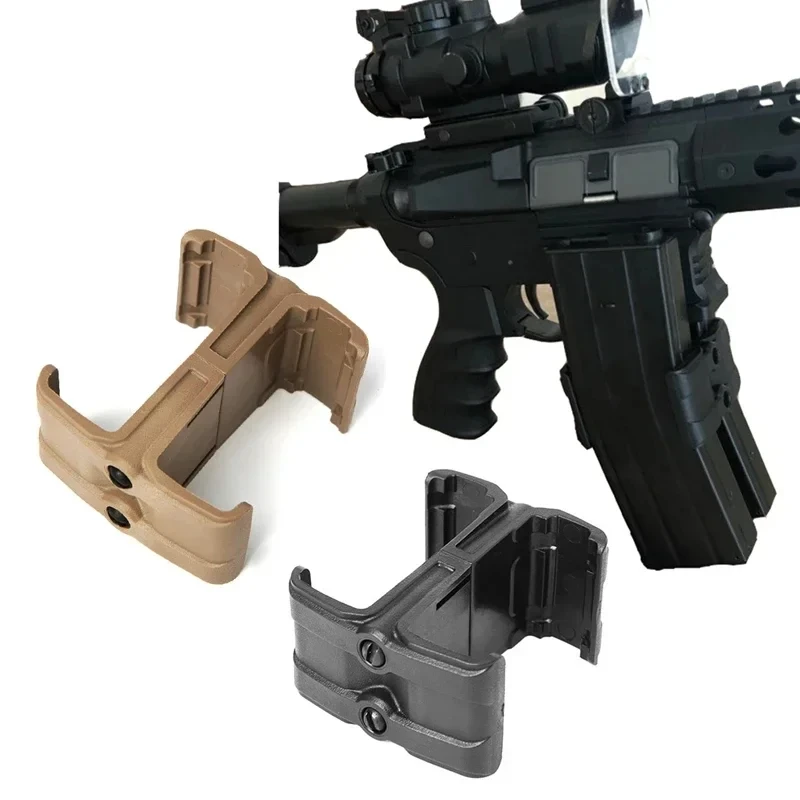 Universal Dual Magazine Coupler – Parallel Magazine Connector for Compatible Magazines, Compact Quick-Connect Accessory
