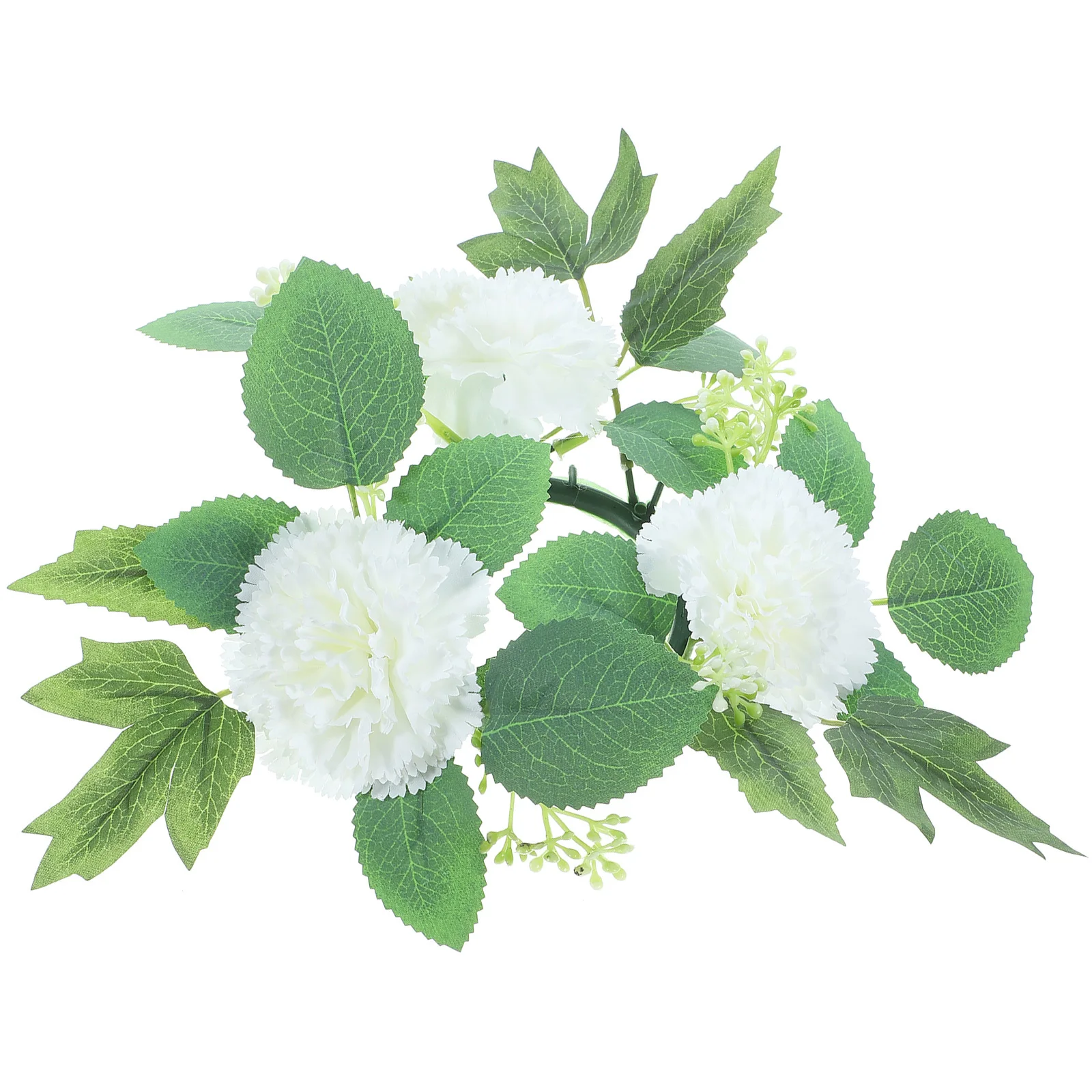 

Artificial Flower Ring Realistic Romantic Wedding Party Table Centerpiece Wreath Wedding Decorations for Ceremony
