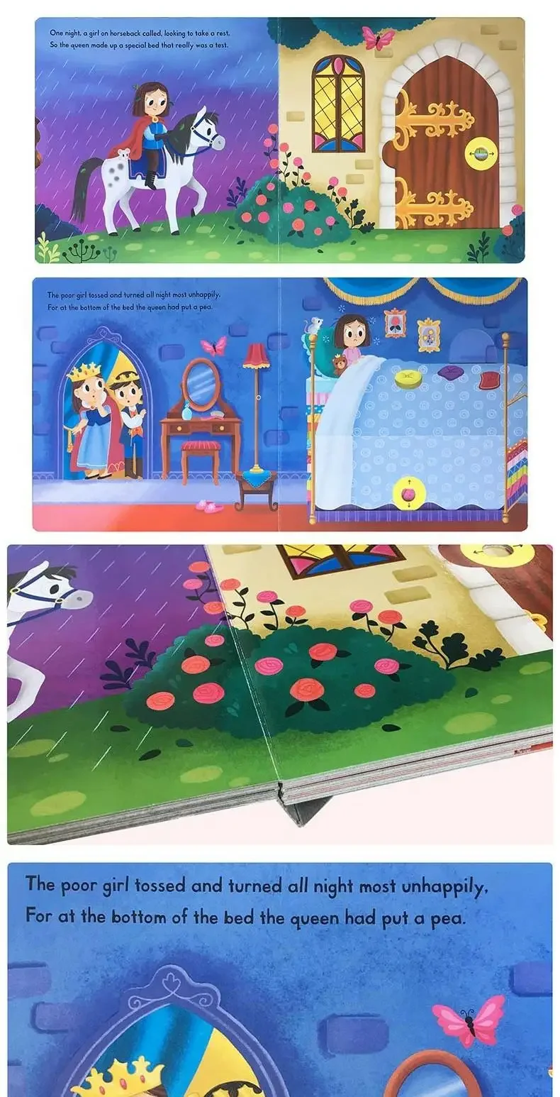 The Princess and the Pea First Stories Baby Children's books aged 1 2 3, English picture book 9781529025514