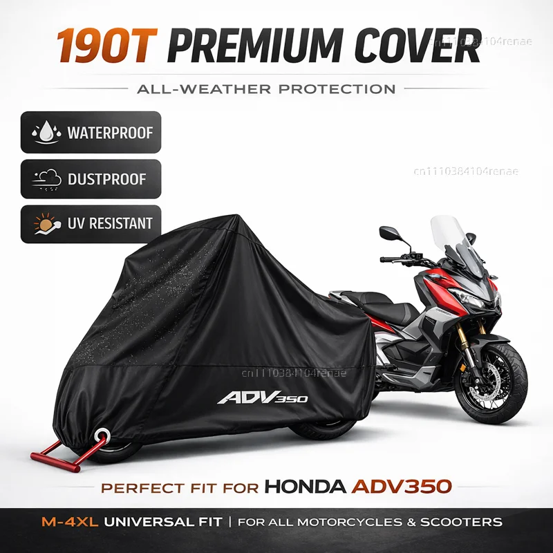 

Чехол для скутера HONDA ADV350 ADV 350 2021 2022 190T, водонепроницаемый, пылезащитный, с защитой от ультрафиолета, всесезонный