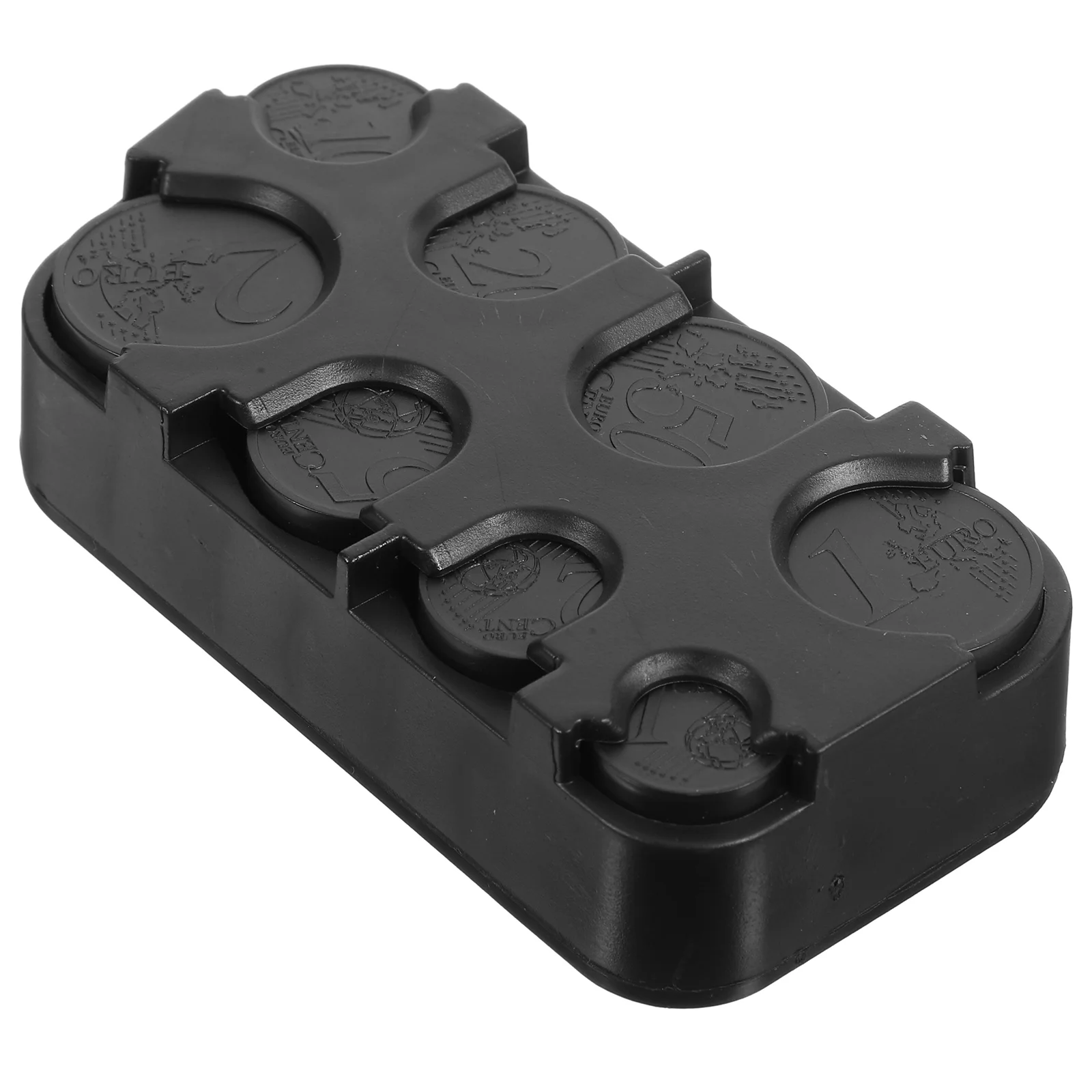 Coin Storage Box Countertop Holder Reusable Plastic Dollar Coins Container Dispenser Portable Purse