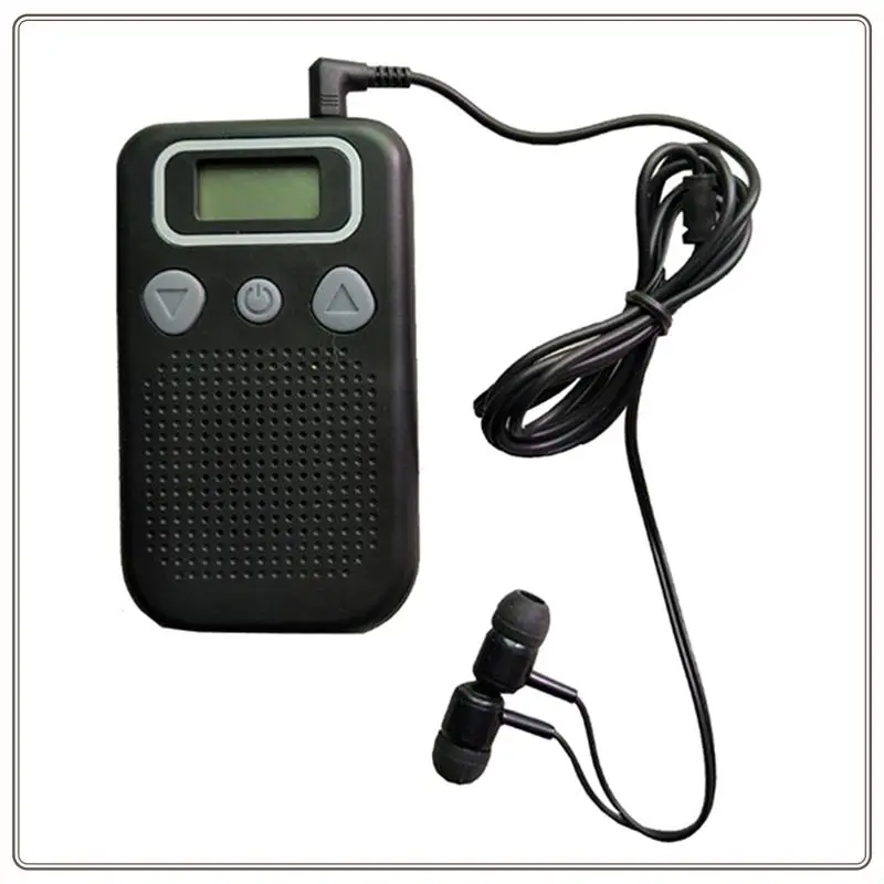

Reliable-Sound Amplifier Pocket Voice Enhancer Device Pocket Sound Enhancer With Large LCD Clear Human Voice Projection,Sound Am