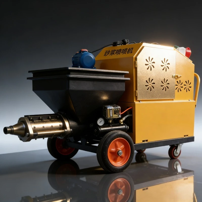 

Automatic Wall Cement Mortar Putty Spraying Machine High Power Motor Construction Tool