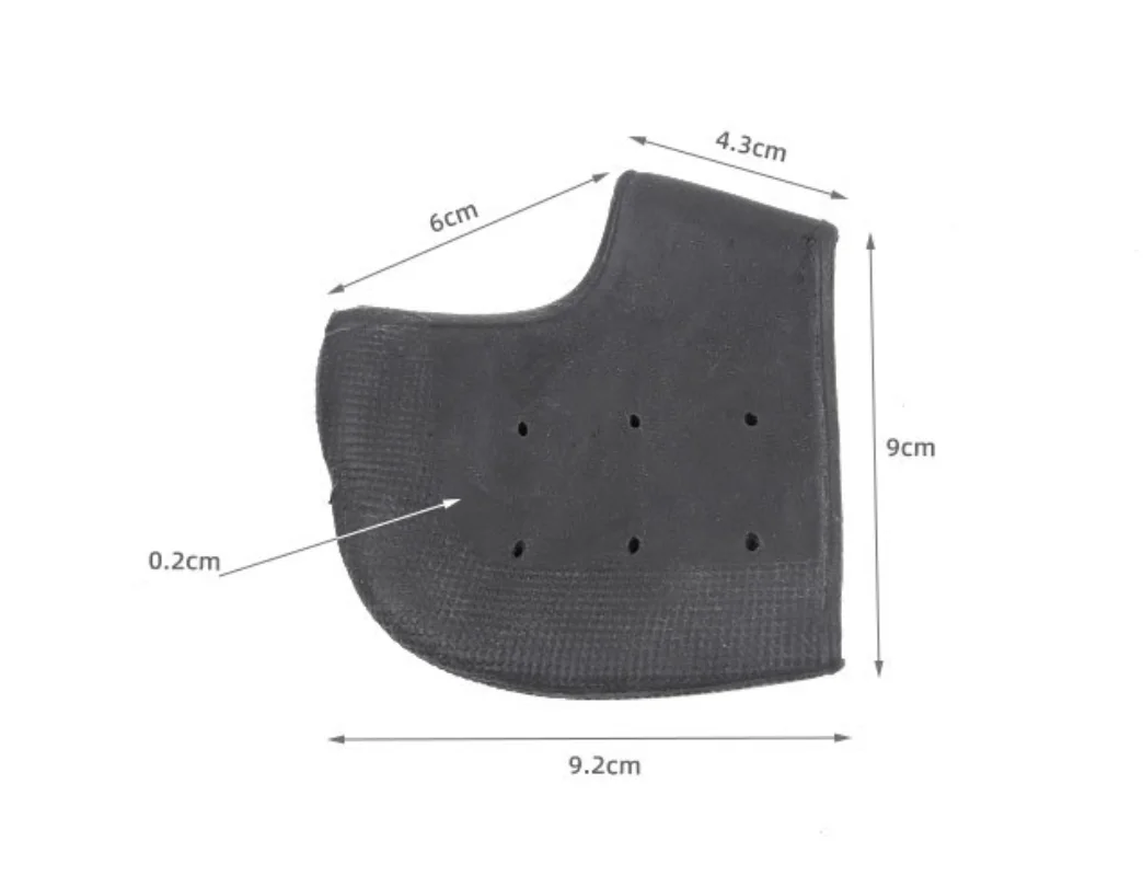 2 Stücke = 1 Paar Gel Silikon Fersenschutz Fersenschalen Sporen Rissige Plantarfasziitis Gel Fersenpolster Hülsensocken Fußpflege Fußpflege