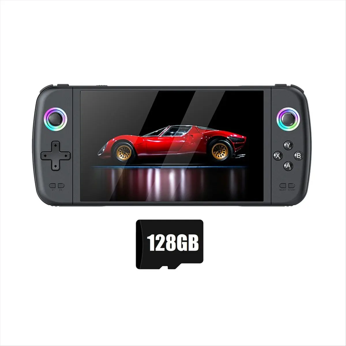 618 Mega Sale-M27 Retro Handheld Video Game Console 7.0 Inch Big Screen Portable Game Player Support 30+ Emulator 128G 30000 Gam