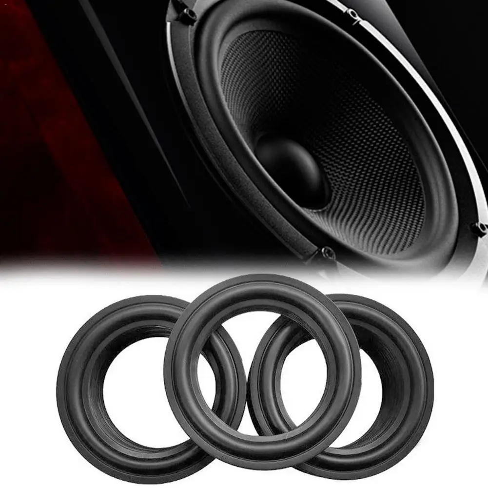 3/4/5/6/6.5/8/10/12 Inch Elastische Rubberen Rand Voor Luidsprekerreparatie Zachte Surround Edge Woofer