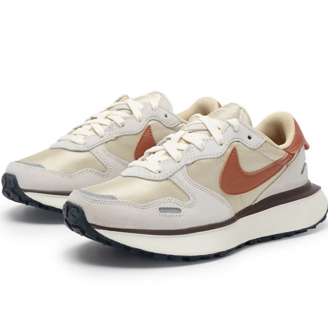 

Nike's New Waffle Sole Lightweight Cushioning Outdoor Women's Running Shoes Phoenix Waffle Wear-Resistant Rubber Sole Comfortable Fitness Low-Top Sports Running Shoes Retro Color Daily Casual Sports Shoes Hot-Selling Recommendation Fd2196-700
