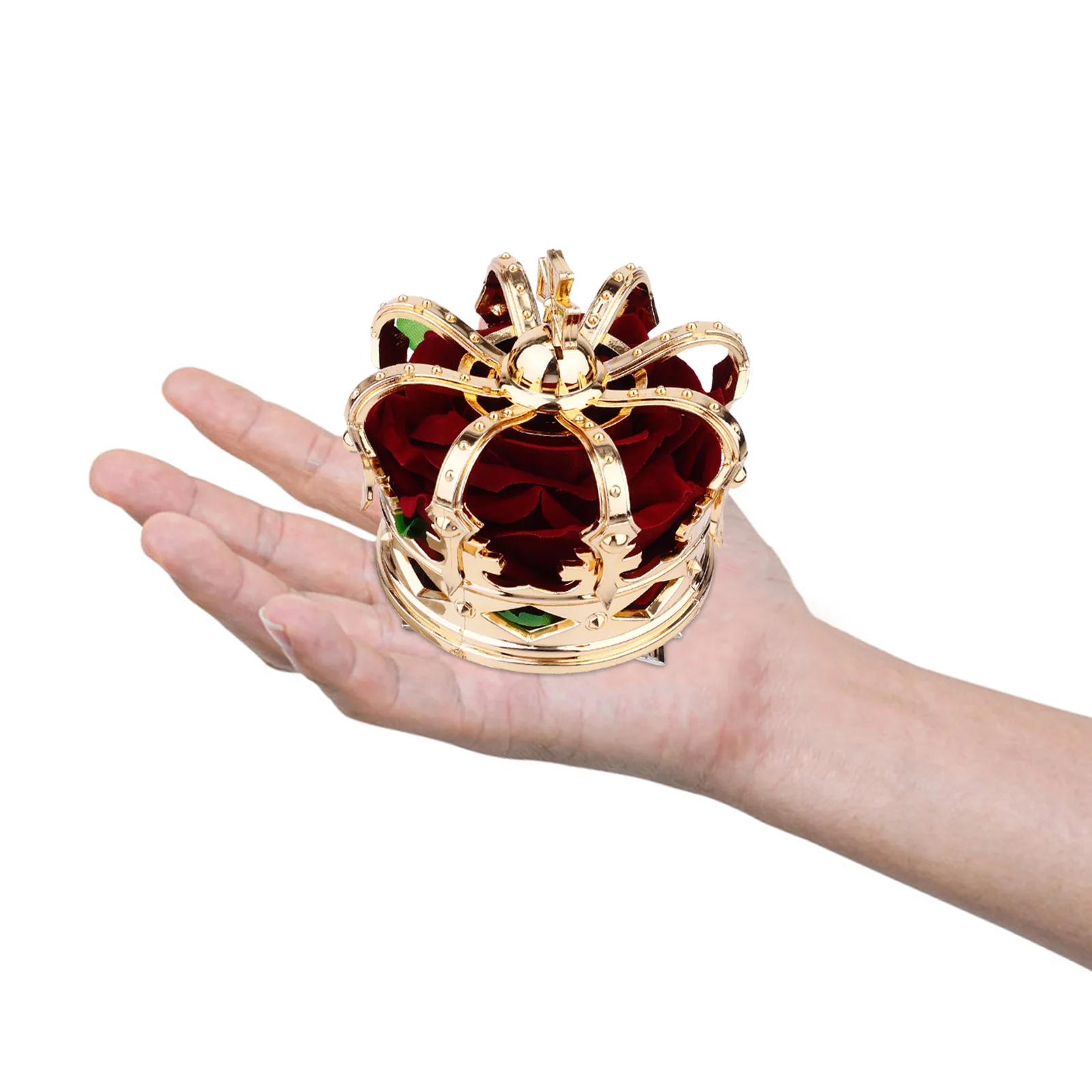 

1Pcs Golden Crown Hair Clip Party Queen Headdress Three Dimensional Cosplay Hairpin Halloween Dress Up Decorative Hair