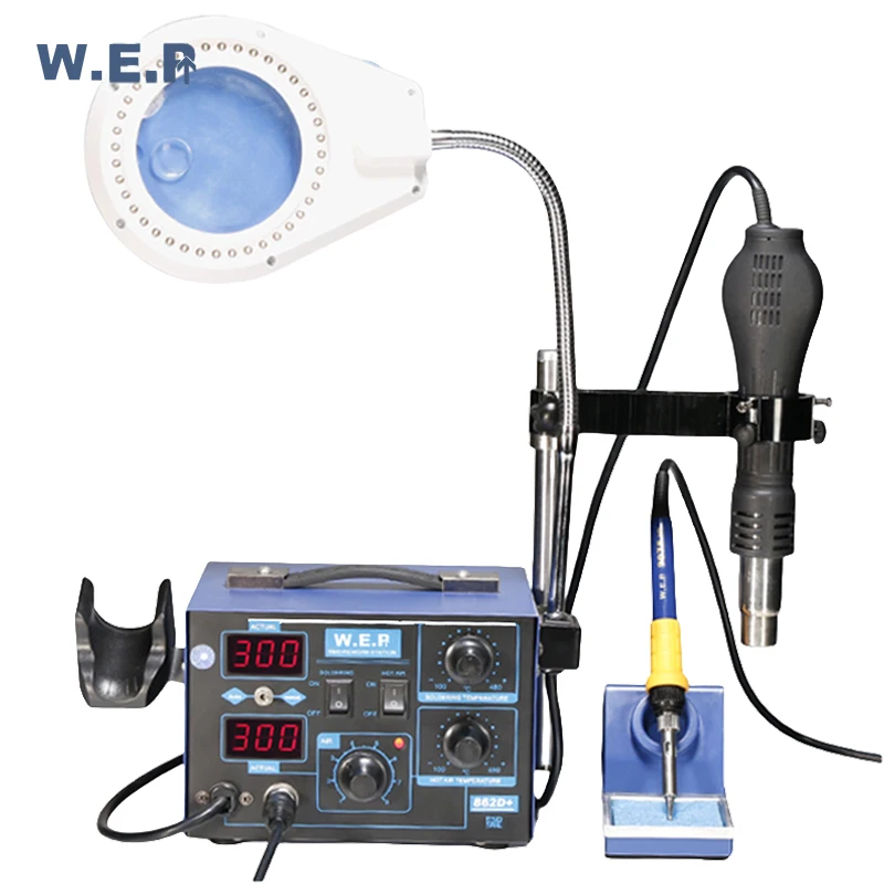 862D+ 2-In-1 Hot Ai… - image