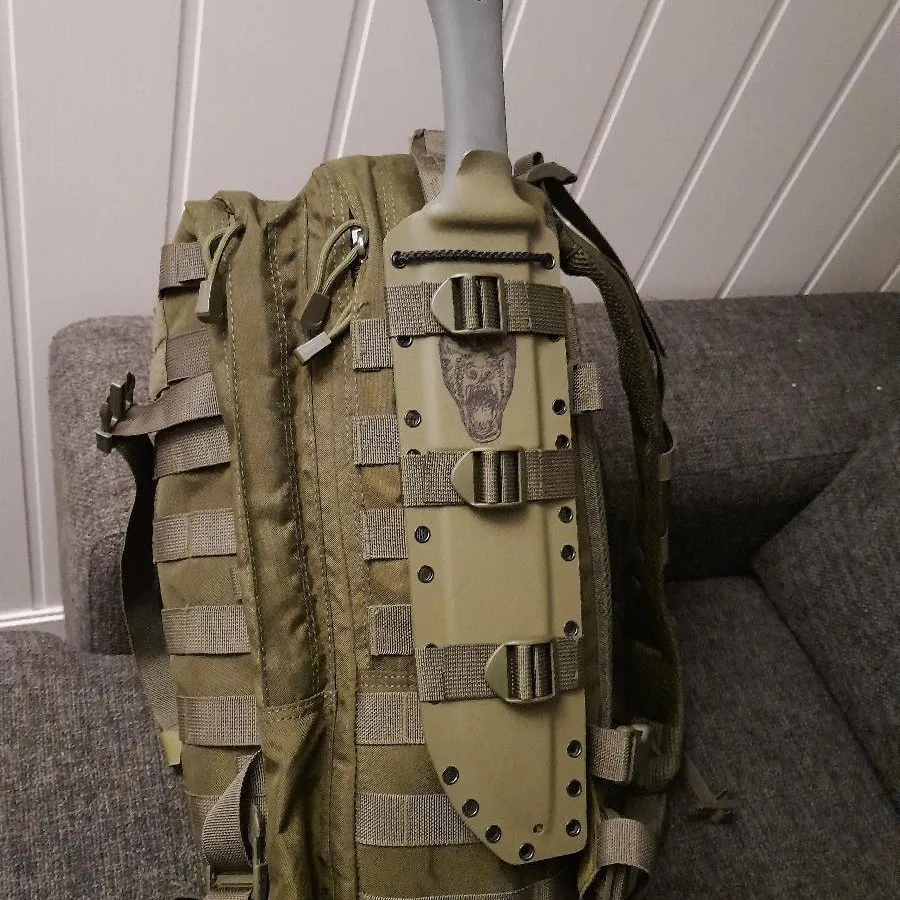 Knife Holster Snap Tactical K Sheath Pendant Military Fan Straight Knife Backpack Modified Nylon Sheath