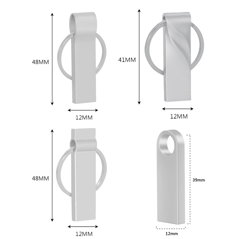 Unidad Flash USB 2,0 con logotipo personalizado, memoria Usb de 4GB, 8GB, 32GB, 64GB, 2GB, 1GB, regalo de fotografía, 50 unidades por lote