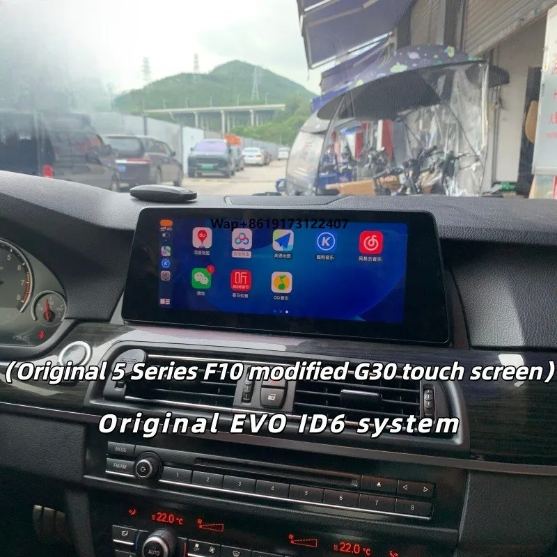 

Обновление системы NBT для BMW 5 серии F10 F11: Оригинальный сенсорный экран G30 с беспроводным CarPlay и системой Alloy EVO
