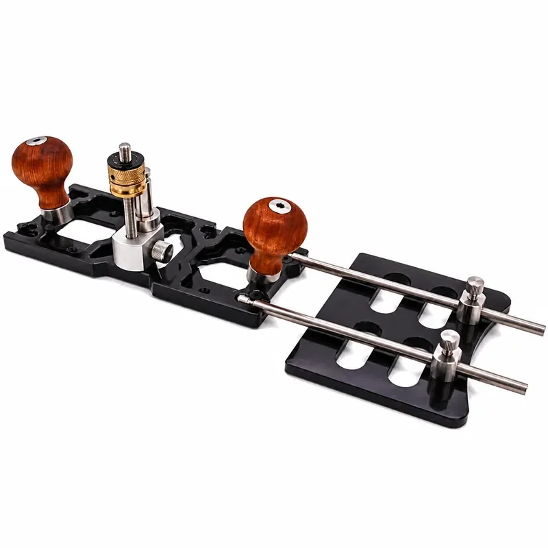 Router Plane for Woodworking Clean Up Extend Grooves Precision Depth Adjustment Blade Three Mounting Locations