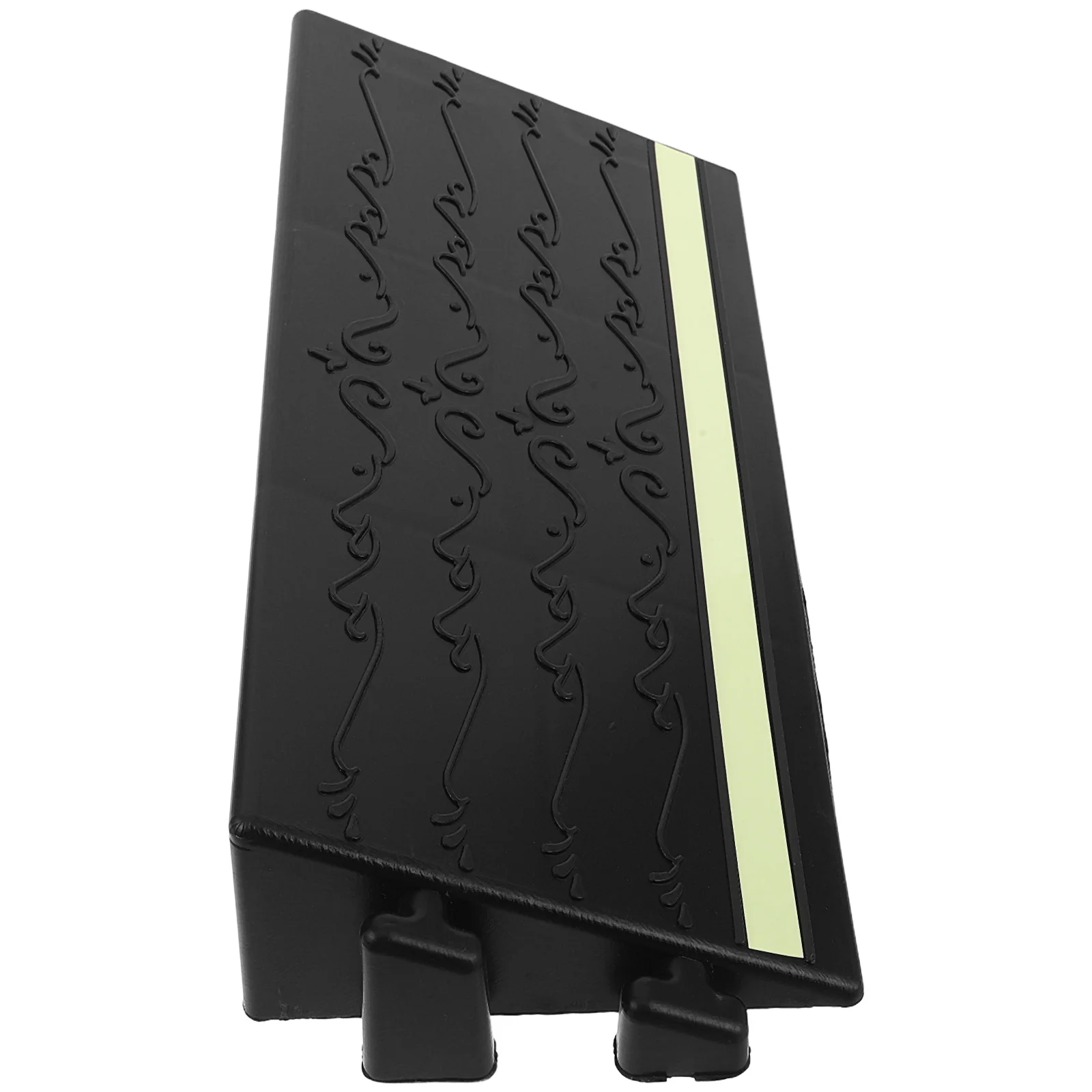 مثلث خطوة المنحدر حصيرة 12.38x5.11 في الباب الداكن مدخل المنحدر لروبوت فراغ المحمولة الطابق المنحدر السلامة لكبار السن #2