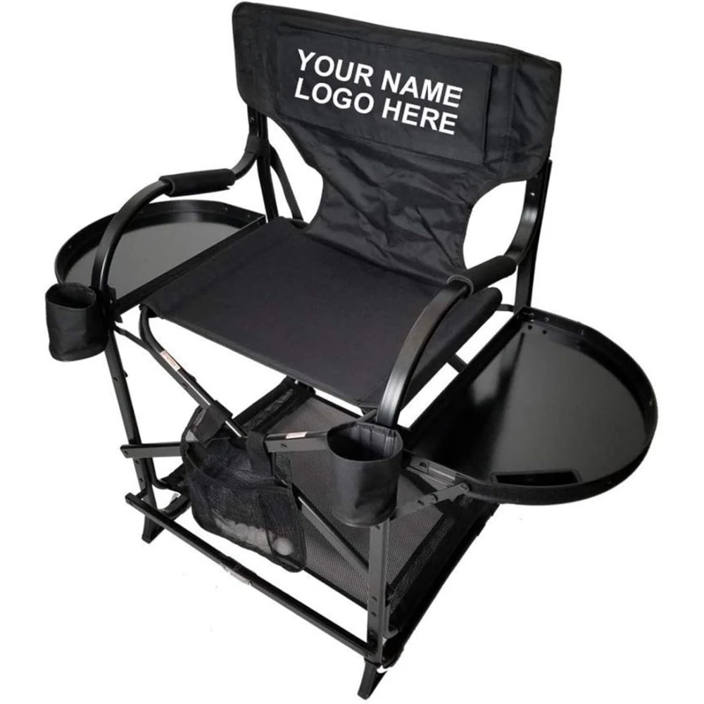 22 in Portable Hairstylist & Makeup Artist Chair,Perfect for Salons, Movie Sets and More,Adjustable Heights Barber Chairs