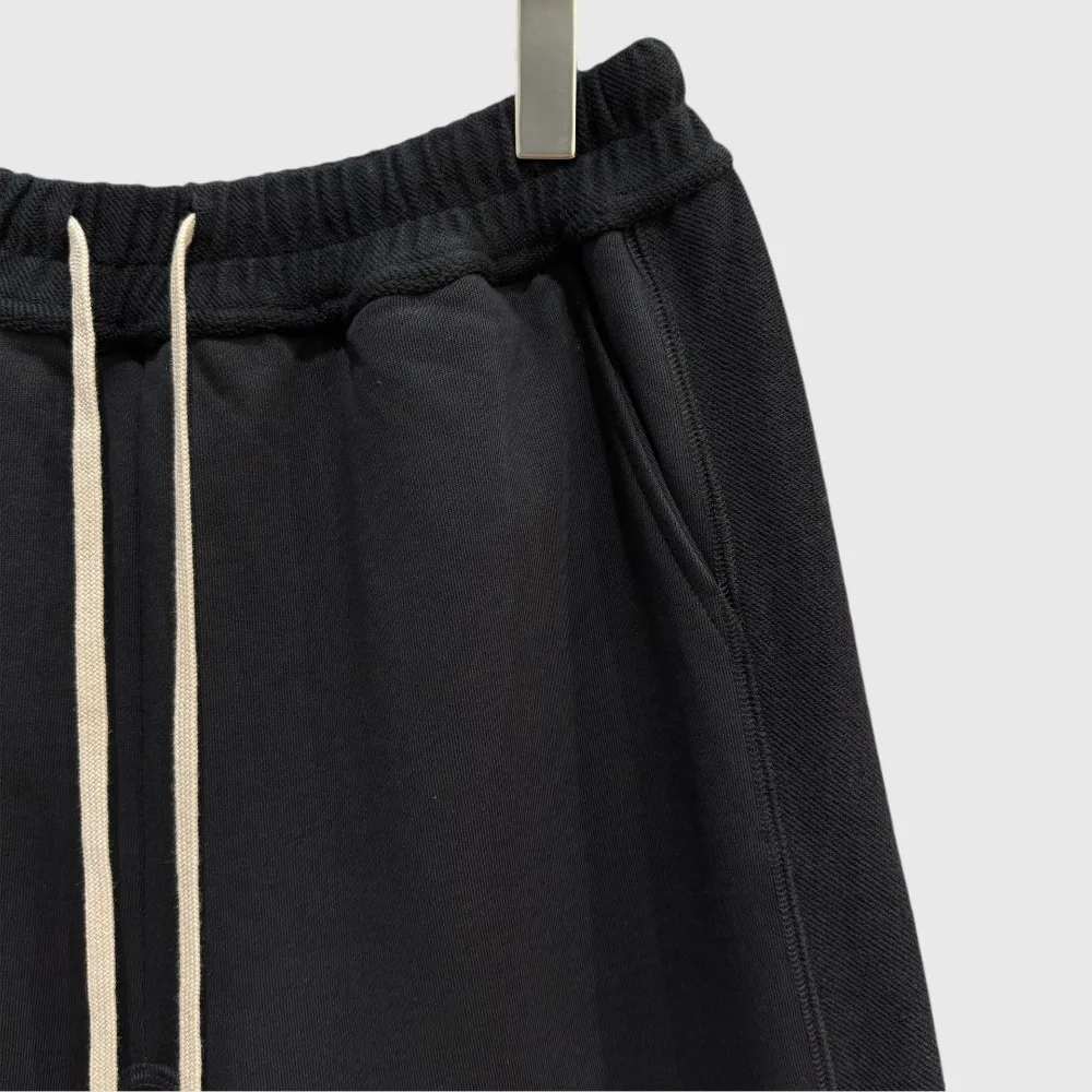 High Street Cotton Ro Shorts Men's Five Quarter Work Pants with Normal Crotch Drawstring Casual and Fashionable Summer Shorts