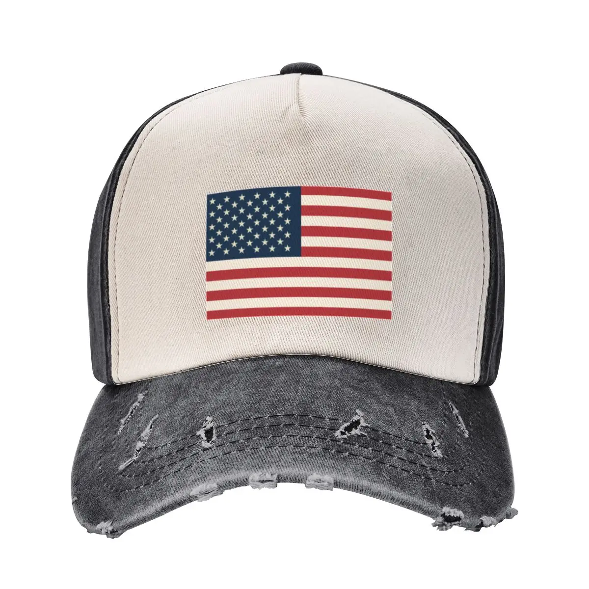 

USA Flag Baseball Cap black Golf Wear Snapback Cap Custom Cap Caps Male Women's