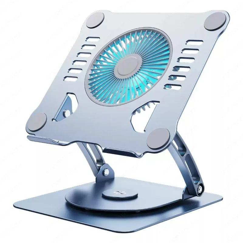 Rotatable folding notebook bracket, heat dissipation belt, fan, computer radiator, heat dissipation base, aluminum alloy height