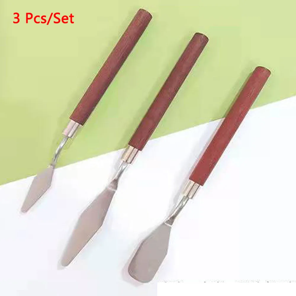 1/3/5/7Pcs Oil Painting Knife Stainless Steel Art Painting Drawing Stationery Tools Artist Spatula art supplies sketch